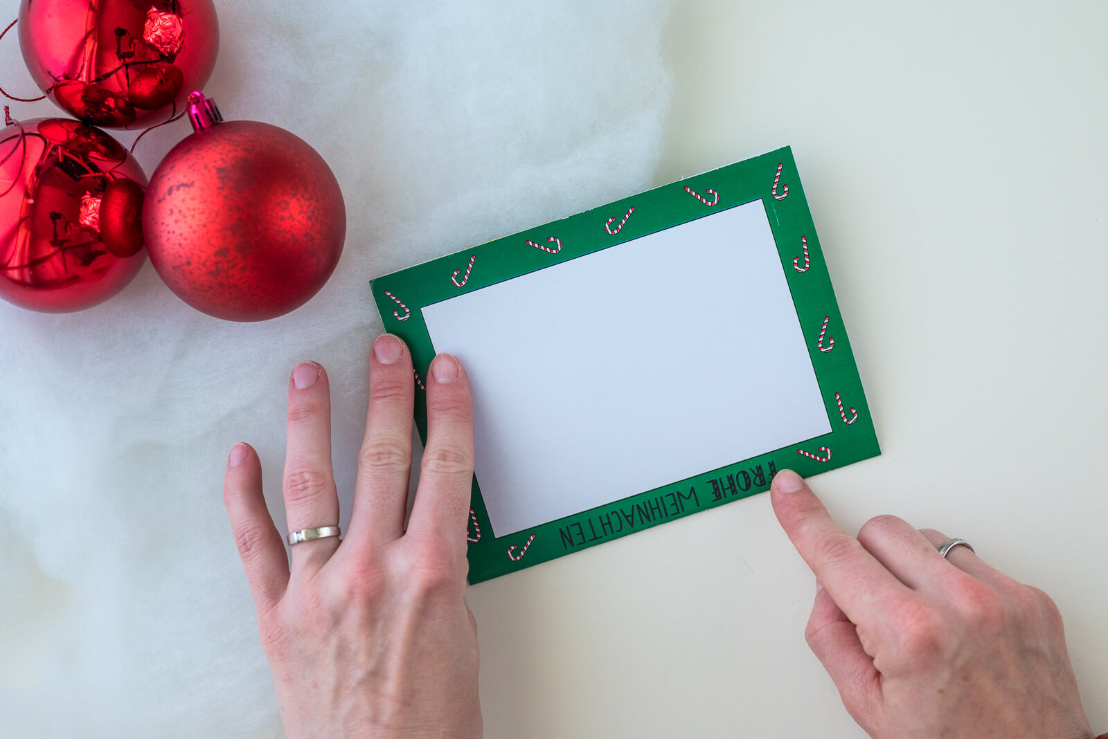  Foto zu DIY Weihnachtskarte zum Drucken – Einfach & persönlich 