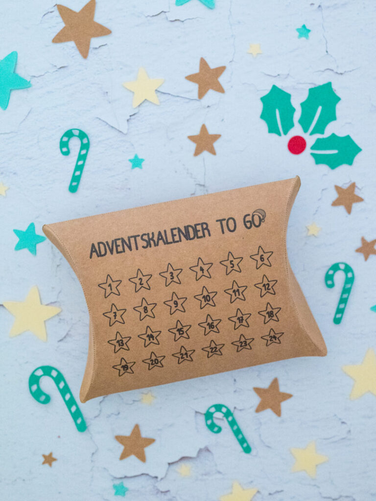 Adventskalender to go - ideal für Liebesbotschaften oder Süßigkeiten